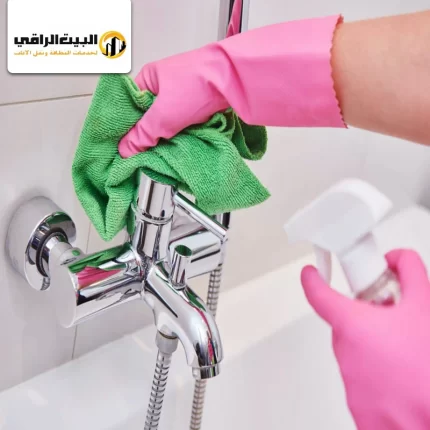 طرق تنظيف اكسسوارات الحمام